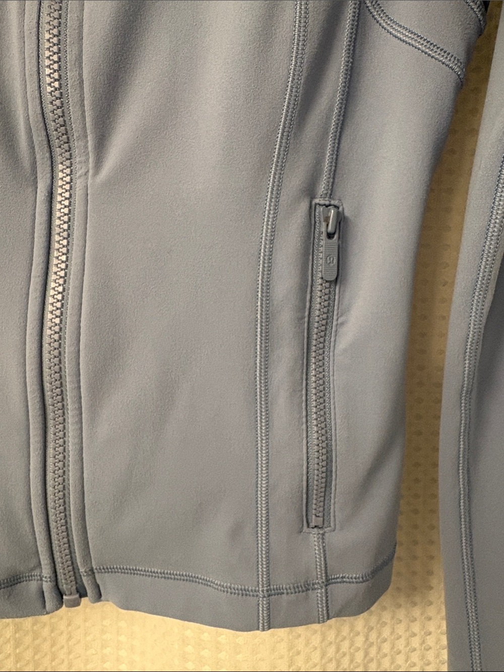Lululemon Define Cropped Jacket Nulu ~ 6 ~ Blue Willow - Picture 2 of 16